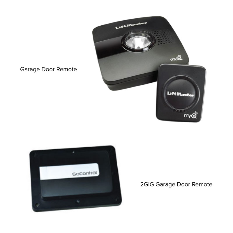 Garage door remote